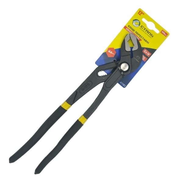 Кліщі переставні швидкозажимні Сталь 300 мм 41183 - зображення 1