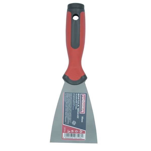 Шпатель BRAVO з нержавіючої сталі 80 мм Haisser 37701 - зображення 1