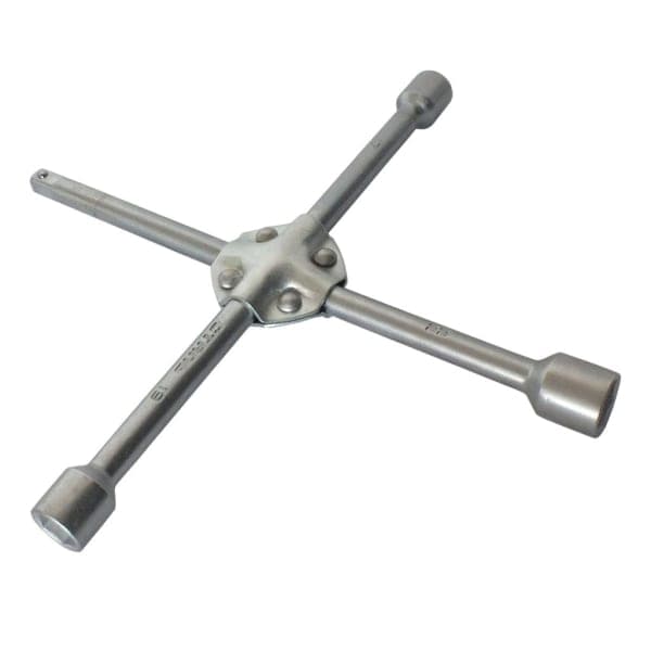 Сталь 48400 Ключ балонний хрестовий посилений 16, 17, 19, 22 мм, 14х355 мм (1/2) - зображення 1