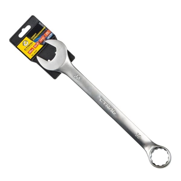 Ключ комбінований Satin із підвіскою 48450 Сталь 30 мм - зображення 1