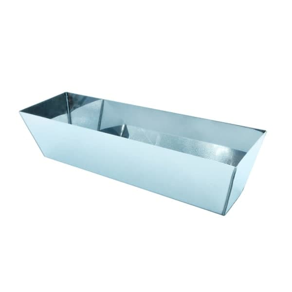 Лоток CLASSIC для шпаклювання 355х105 мм з нерж сталі Haisser 37454 - зображення 1