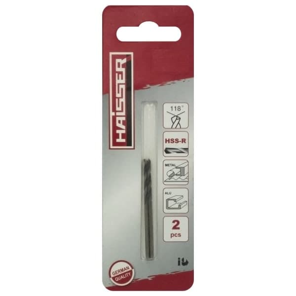 HAISSER Свердло по металу Cobalt HSS-R 1.0х12х34 мм DIN 338 - зображення 1