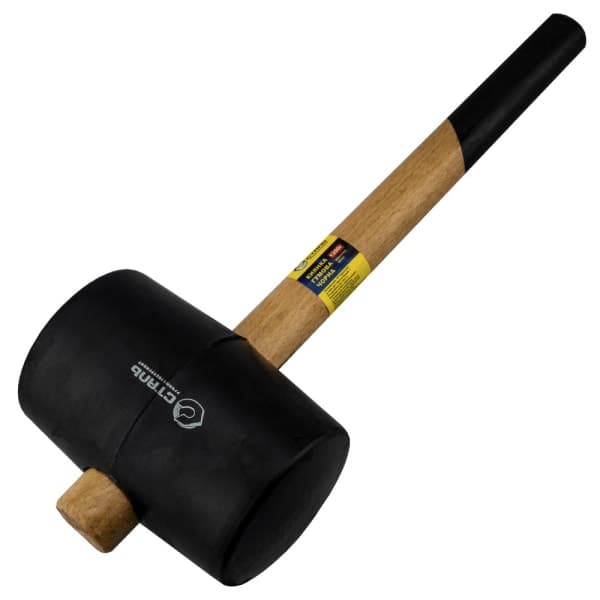 Сталь 44076 Киянка гумова чорна 1200 г - зображення 1