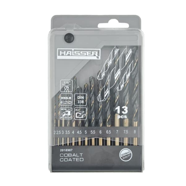 Набір свердел по металу HSS 13 од. HAISSER 2018907 - зображення 1