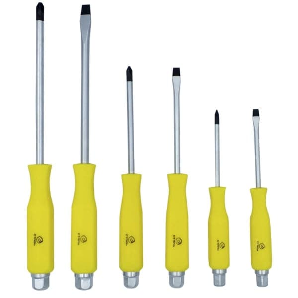 Набір ударних викруток 49096 Сталь 6 шт - зображення 1