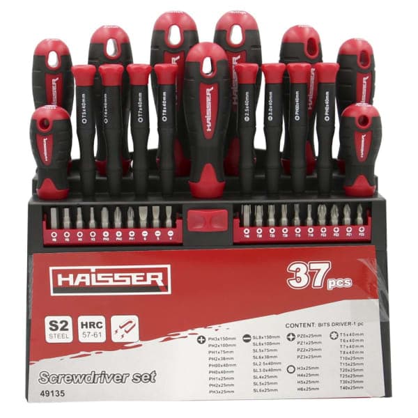 Набір викруток Haisser 37 шт 49135 - зображення 1