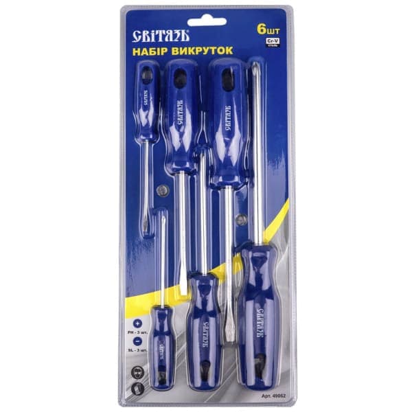 Набір викруток 49062 Світязь 6 шт - зображення 1