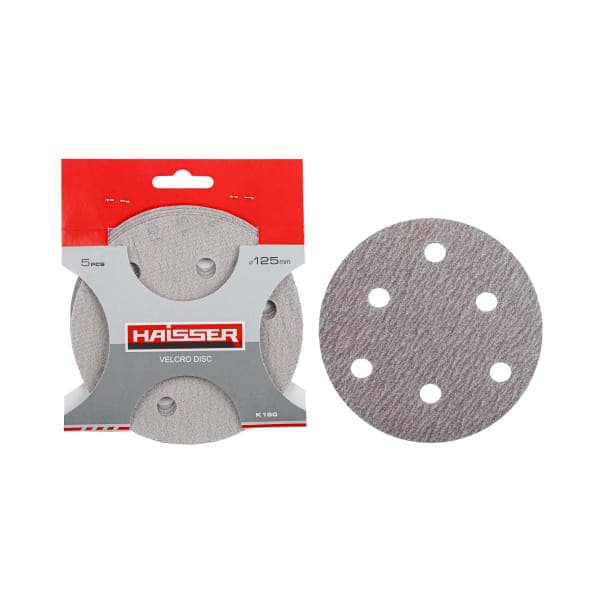 Круг шліфувальний самоклеючий 125 мм P150 Haisser - зображення 1