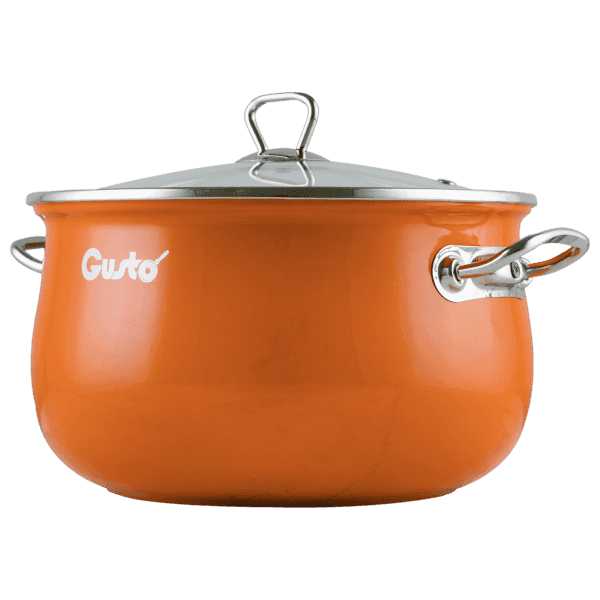 Каструля GT-T-216-О Оранж Premium 16 см 2.1 л Gusto - зображення 1