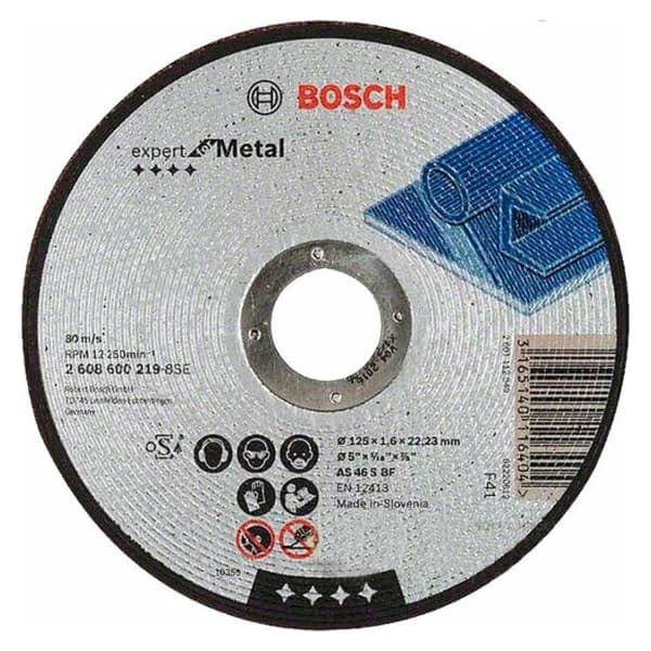 Bosch круг відрізний по металу 125х1.6х22.2мм (2608600219) - зображення 1