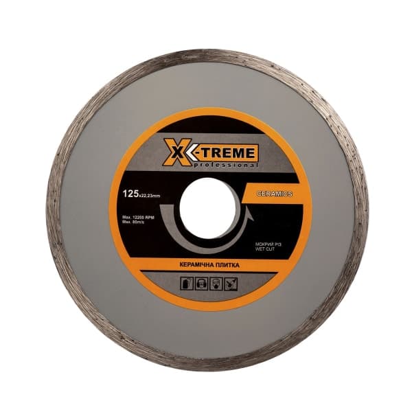 X-TREME 125x5x22.225мм Круг алмазний по плитці - зображення 1