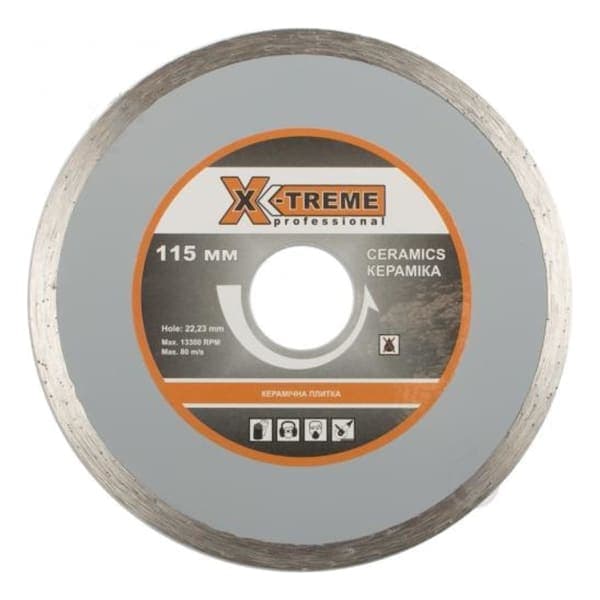 X-TREME 180x5x25.4мм Круг алмазний по плитці - зображення 1