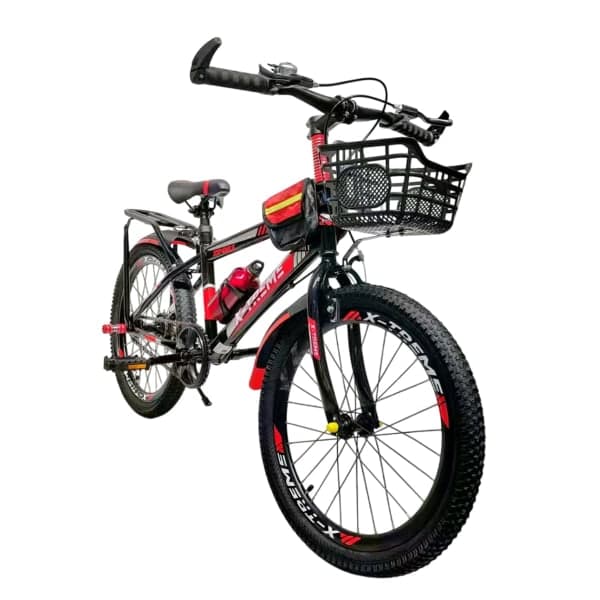 Дитячий велосипед X-Treme PRIME 25.20-01 чорно-червоний - зображення 1