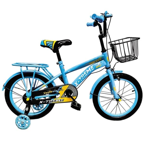 Дитячий велосипед X-Treme NITRO 25.16-04 блакитно-жовтий - зображення 1