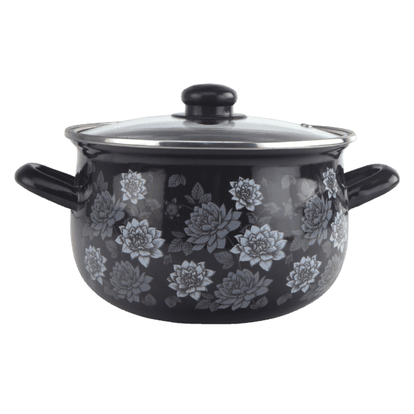 Каструля GT-T-116-LN Пелюстки ночі 16 см 2.1 л GUSTO - зображення 1