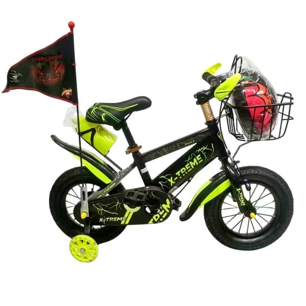 Дитячий велосипед X-Treme SPIDER 25.12-04 чорно-жовтий - зображення 1