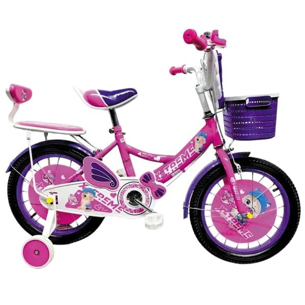 Дитячий велосипед X-Treme STARGIRL 16 Рожево-фіолетовий - зображення 1