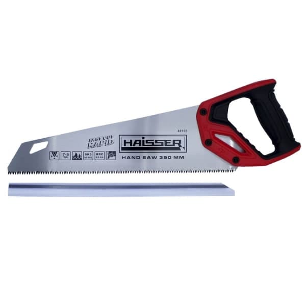 Ножівка по дереву Haisser двокомпонентна рукоятка 7TPI 3D 350 мм - зображення 1