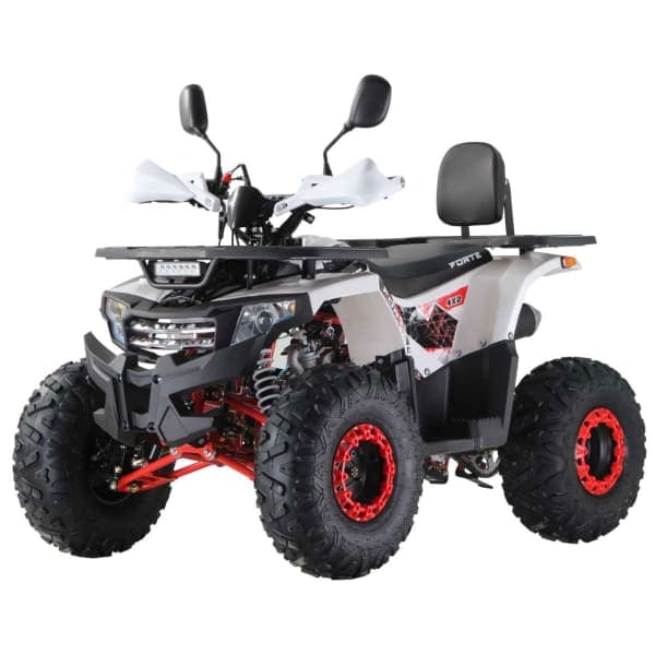 Квадроцикл FORTE ATV125F біло-червоний - зображення 1