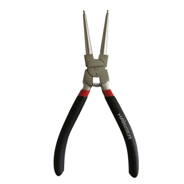 Знімач для внутрішніх стопорних кілець (прямі губки стиснення) 180 мм Haisser 41145 - зображення 1