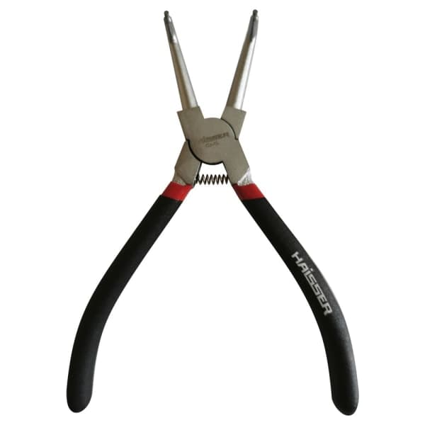 Знімач для внутрішніх стопорних кілець (вигнуті губки стиснення) 180 мм Haisser 41147 - зображення 1