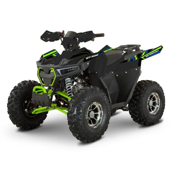 Квадроцикл FORTE AFF125 PRO чорно-зелений - зображення 1