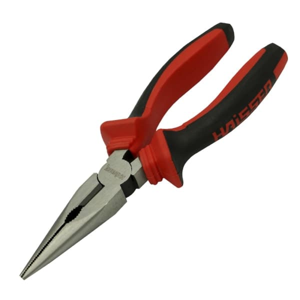 Довгогубці Cr-V 180 мм шліфовані, двокомп. ручки 41171 Haisser - зображення 1