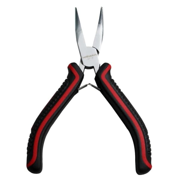 Міні плоскогубці вигнуті 127мм Cr-V Pearl-nickel Haisser 41162 - зображення 1