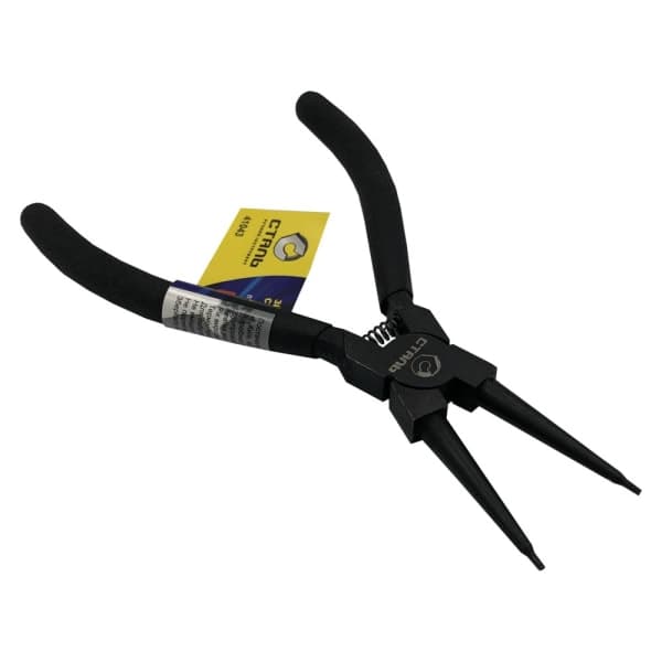 Знімач для внутрішніх стопорних кілець (прямі губки, стиснення) 150 мм Сталь 41043 - зображення 1