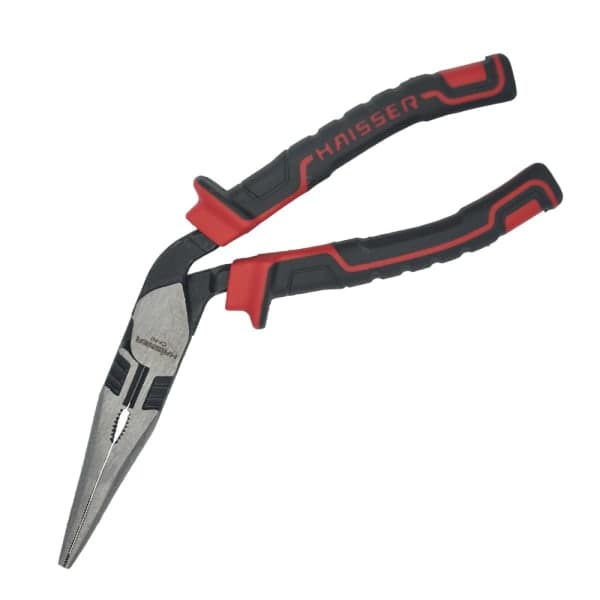 Довгогубці 200мм вигнуті Cr-Ni Blacken Polished 50% SAVE POWER 41185 Haisser - зображення 1