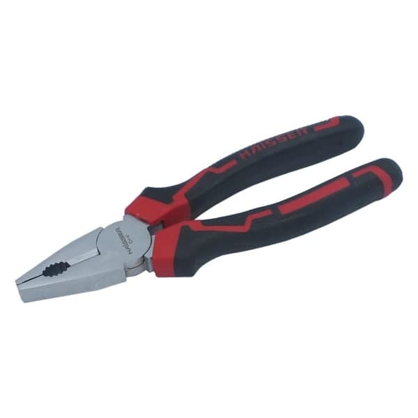 Плоскогубці 41127 Cr-V Pearl-nickel 200 мм Haisser - зображення 1