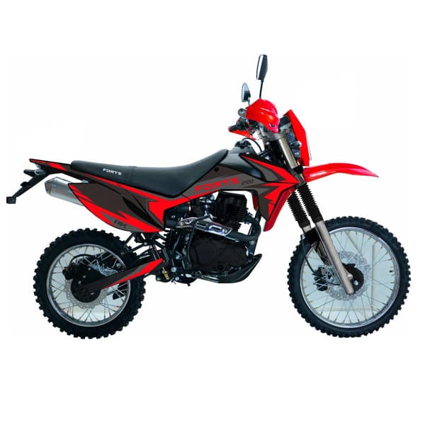 Мотоцикл Forte FT200GY-C2 Червоний - зображення 1