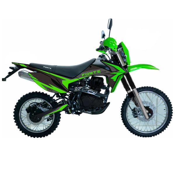 Мотоцикл Forte FT200GY-C2 Зелений - зображення 1