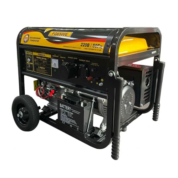 Генератор бензиновий 5.5 кВт Форте FG6500E - зображення 1