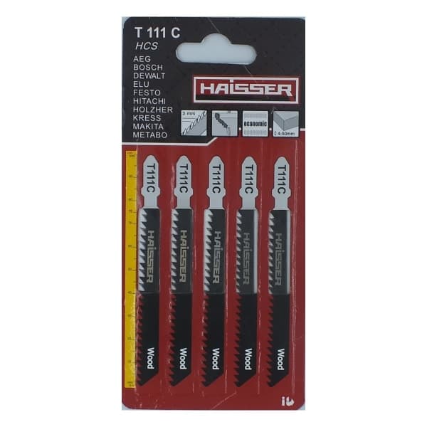 HAISSER Т111С Набір пильних полотен 5шт - зображення 1