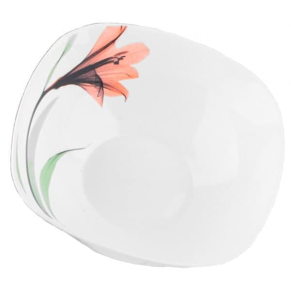 Салатник V-190Spl Рожева лілія square Vittora 190 мм - зображення 1