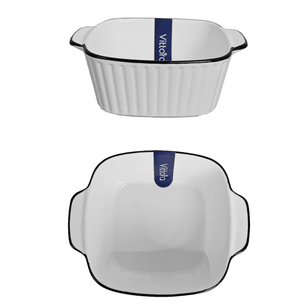 Салатник з вушками VT-P-2146VA Вавилон Vittora 146 мм - зображення 1