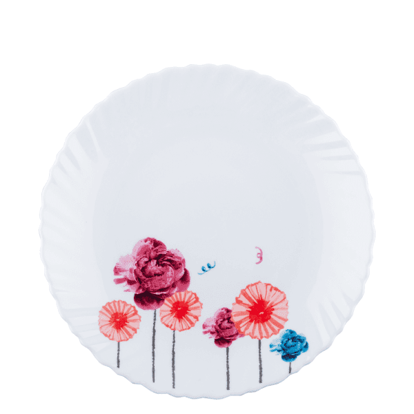 Тарілка десертна V-190AF Акварельні квіти wave Vittora 190 мм - зображення 1