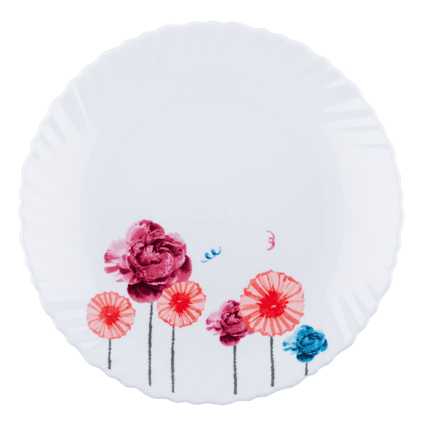 Тарілка обідня V-220AF Акварельні квіти wave Vittora 220 мм - зображення 1