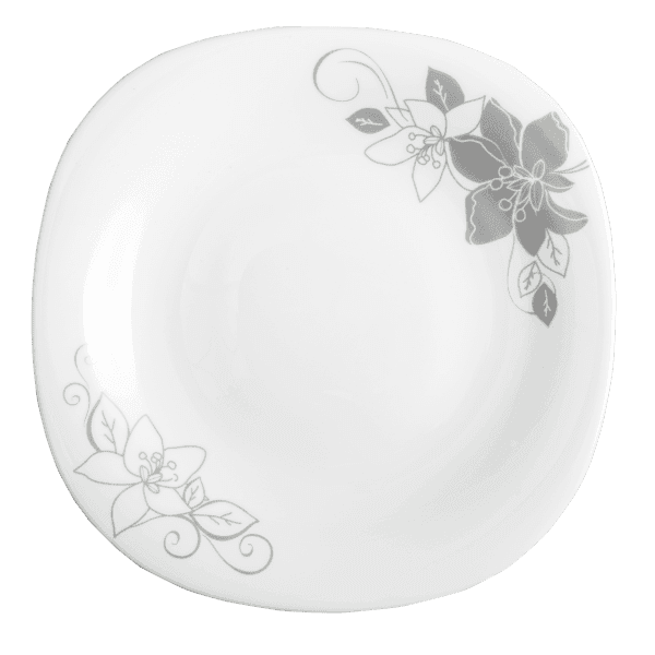 Тарілка обідня Тендітна лілія Square V-240Stl Vittora 240 мм - зображення 1