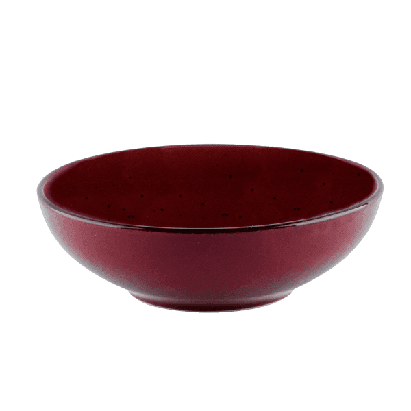 Тарілка глибока VT-P-2185B Бургунді Vittora 185 мм - зображення 1