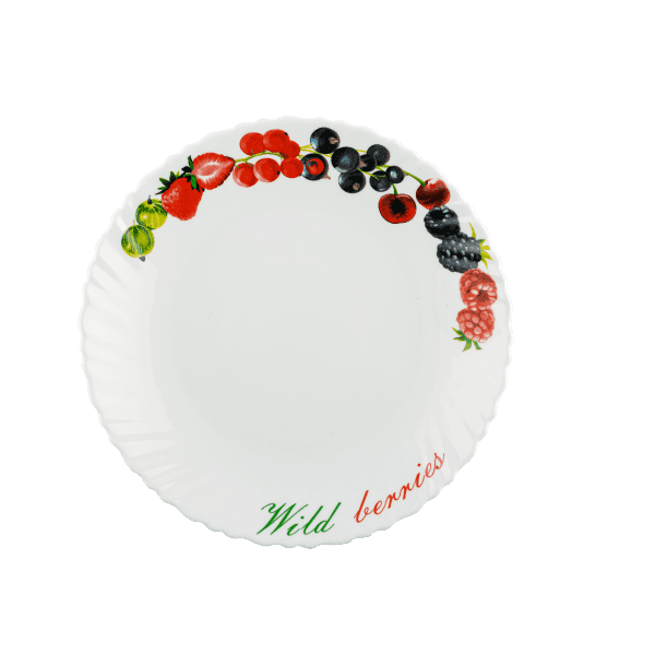 Тарілка обідня V-220SF Лісові ягоди wave Vittora 220 мм - зображення 1