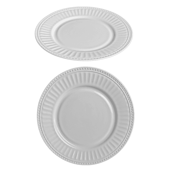 Тарілка обідня V-255RE Blanco Retro 255 мм Vittora - зображення 1