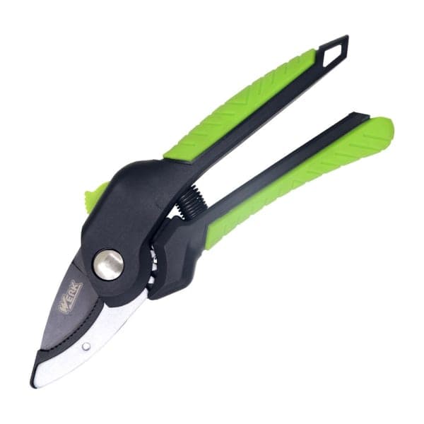 Секатор садовий з шестерним приводом і ковадлом Werk 215 мм - зображення 1