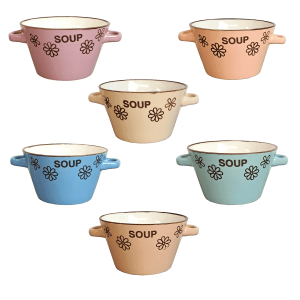 Бульйонниця VT-C-39125 Квітковий вальс 125 мм 500 мл Vittora - зображення 1