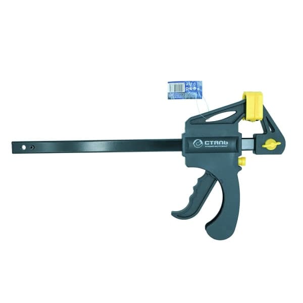 Струбцина швидкозатискна 200х60 мм Сталь 47143 - зображення 1