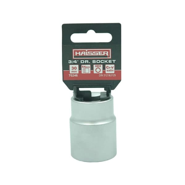 Головка торцева шестигранна 3/4 сатин 30x54 мм Haisser 70246 - зображення 1
