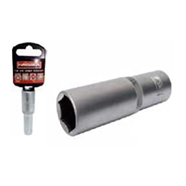 Головка ударна довга шестигранна 1/2 сатін 21x77мм Haisser 70239 - зображення 1