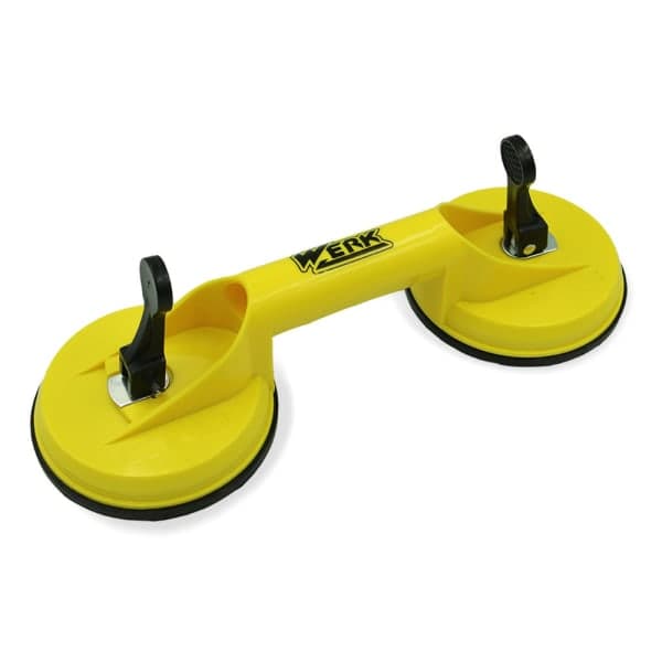 Тримач-присоска пластикова подвійна 80 кг Werk 64071 - зображення 1