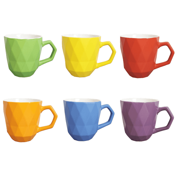 Чашка VT-C-76360 Кольорове оригамі 250 мл Vittora - зображення 1